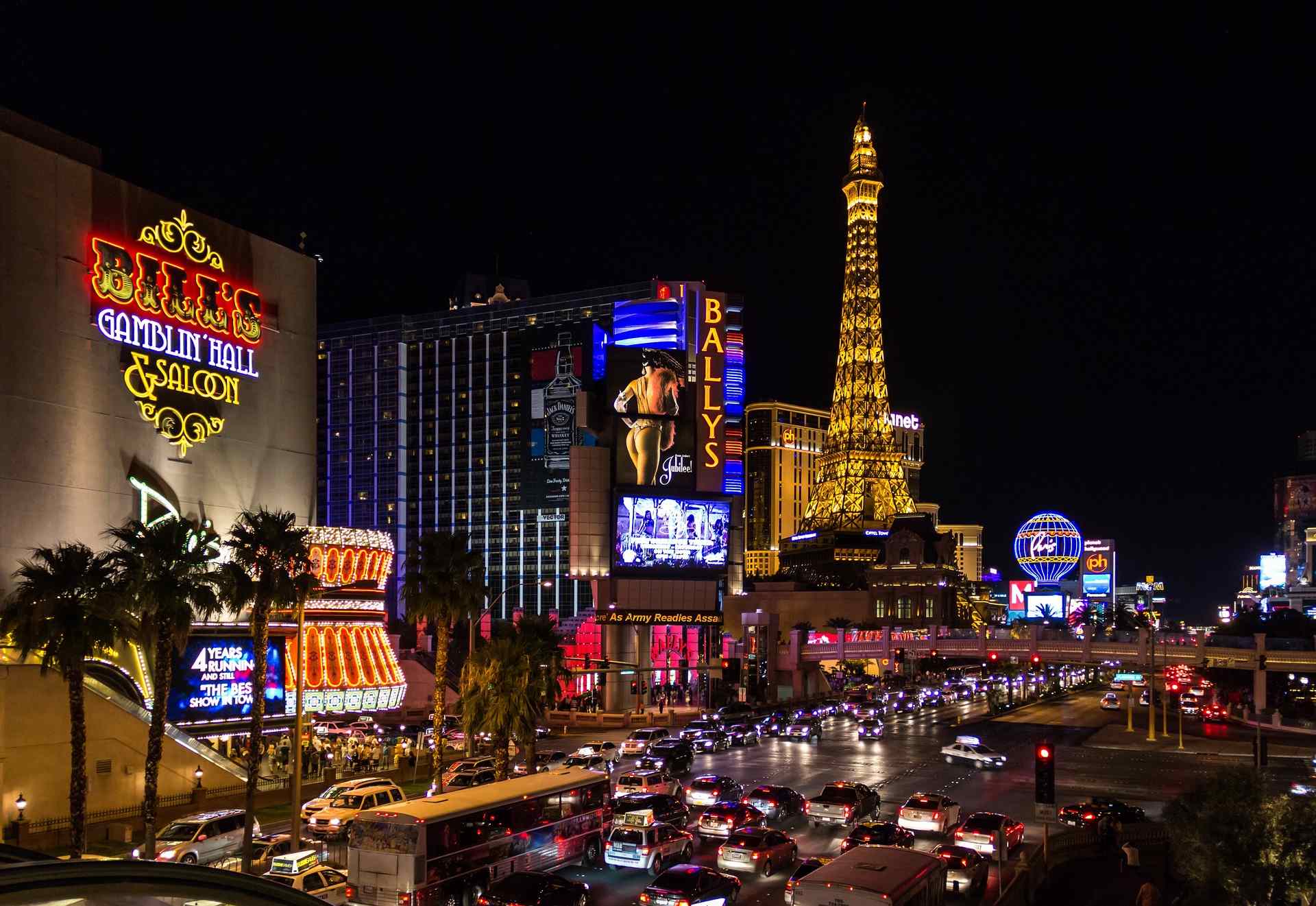 Ein Bild von Las Vegas bei Nacht